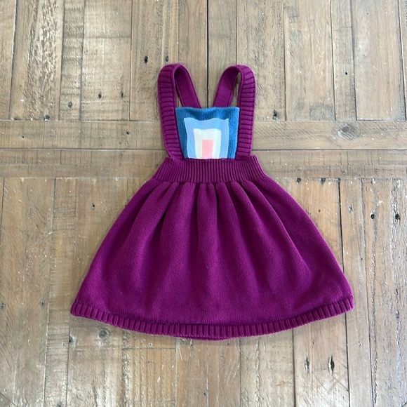 Tea collection colorful square sweater pinafore - Picture 1 of 6